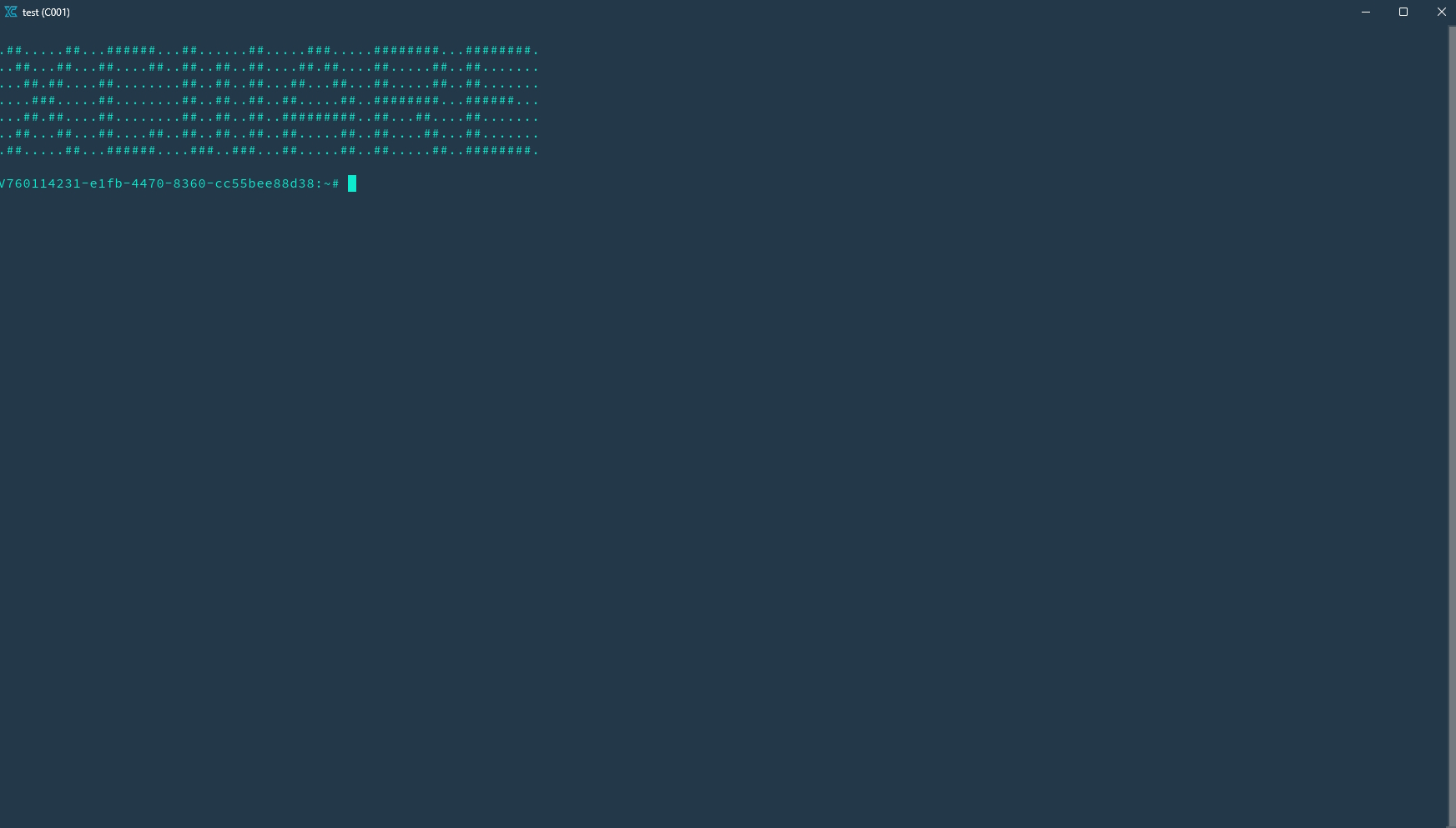 Data Spark-nodes Terminal Window