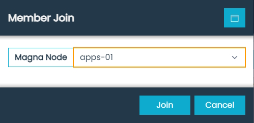 Magna-s3 Member Join Dialog