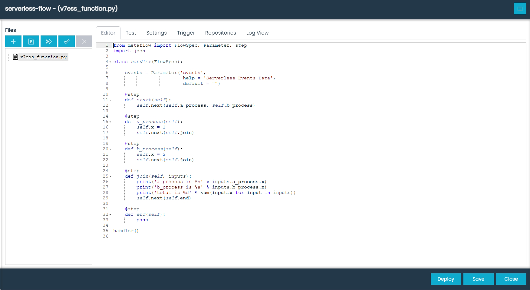 Serverless-flow Window