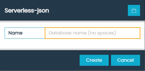 Serverless-json Dialog